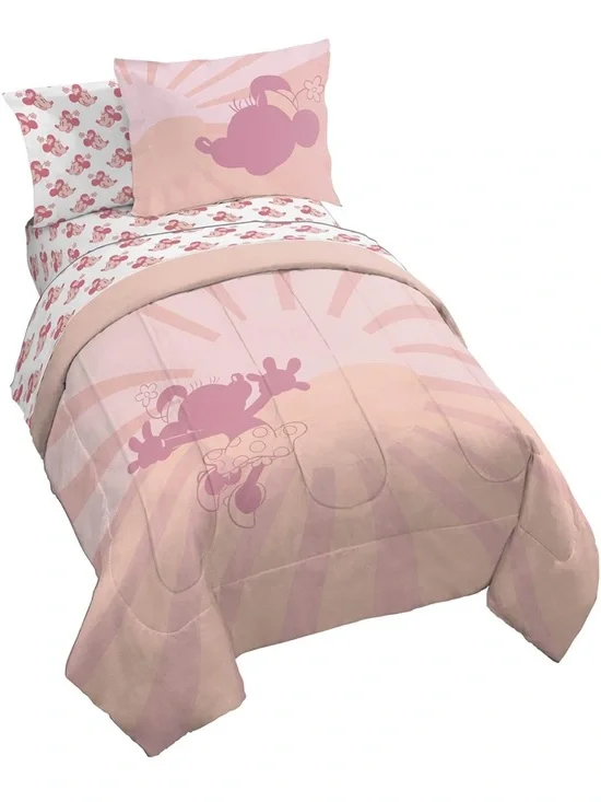 Disney Minnie Mouse Full Size Comforter Set - 7 Piece - Picture 1 of 10